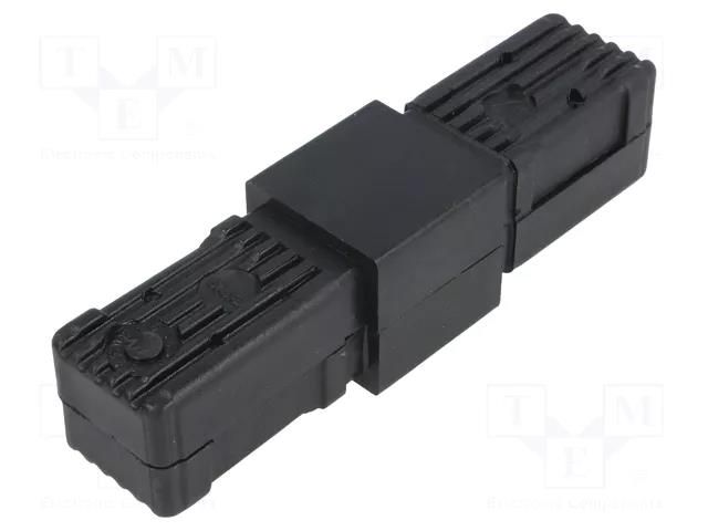 Mounting coupler; for profiles; polyamide; -30÷100°C; I: 76mm ELESA+GANTER STC.30-1A-2W-R-C9