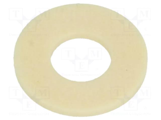 Bearing: thrust washer; without mounting hole; Øout: 12mm; yellow IGUS JTM-0512-010