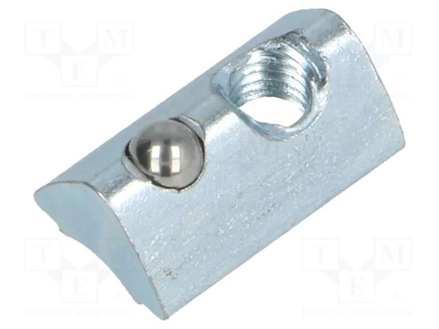 Nut; for profiles; Width of the groove: 6mm; steel; zinc; T-slot FATH FA-096555