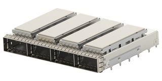 CONN CAGE, QSFP28, 4PORT, PRESS-FIT 2354935-1