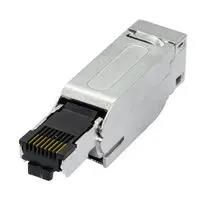 MODULAR CONN, RJ45 PLUG, 8P8C, SHIELDED MP013684