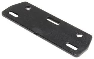 FLANGE, ENCLOSURE, MEDIUM, BLACK 1591F2BK-2