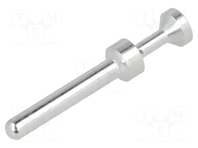 Contact; male; copper alloy; silver plated; 0.14÷0.37mm2; crimped HARTING 09330006127