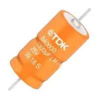 HYBRID ALU ELEC CAP, 2700UF, 25V, AXIAL B40620A5278M001
