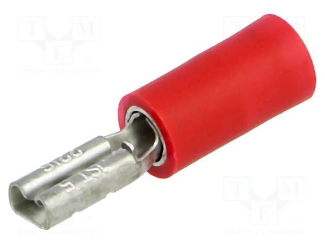 Terminal: flat; 2.8mm; 0.5mm; female; 0.5÷1.5mm2; crimped; red JST VDADF1.25-110A-5