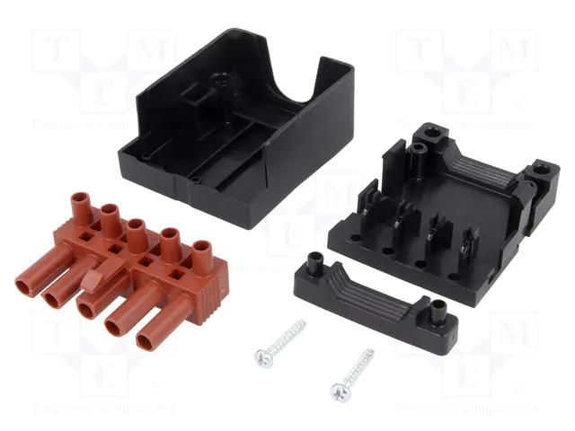 Connector: pluggable terminal block; screw terminal; male; 16A BM GROUP BMM9053