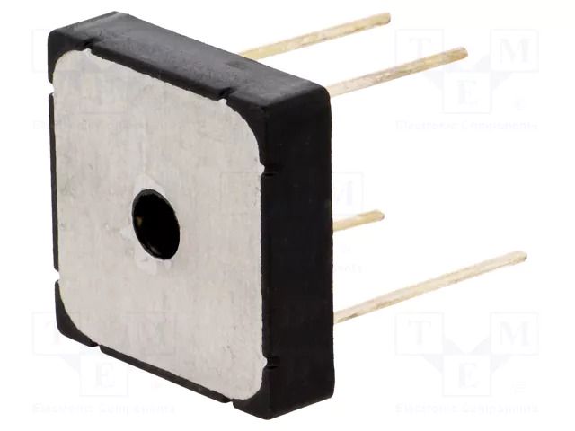 Bridge rectifier: single-phase; Urmax: 1.2kV; Ufmax: 1.2V; If: 15A DIOTEC SEMICONDUCTOR KBPC1512WP-DIO