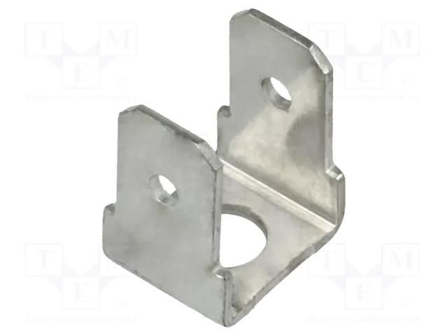 Terminal: flat; 6.3mm; 0.8mm; 2 x male; M4; non-insulated,double BM GROUP BM02014