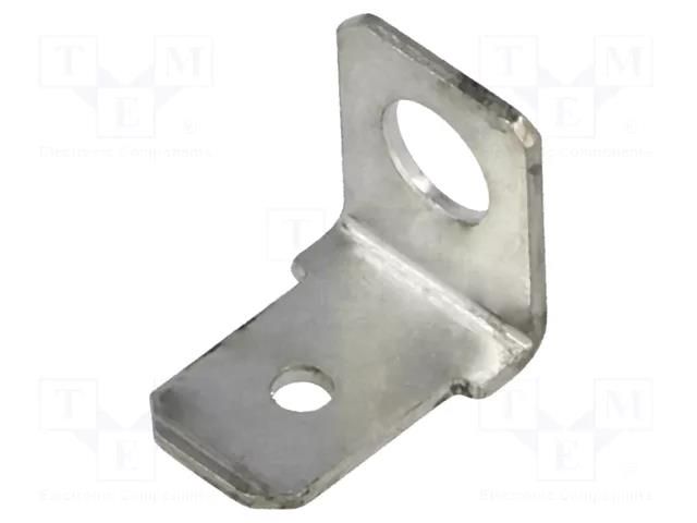 Terminal: flat; 6.3mm; 0.8mm; male; M4; non-insulated; screw; brass BM GROUP BM02009