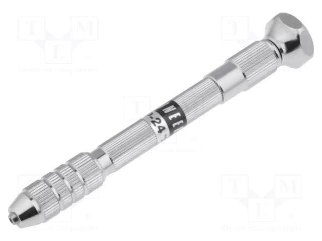 Drill holder; 0.3÷3.2mm; steel; brass ENGINEER FUT.TP-24