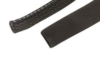 CABLE SLEEVE, BRAIDED, 76.2M, BLACK XS200N1/2 BK003