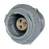 CIRCULAR CONN, RCPT, 3POS, SOLDER MCP-P1SRG03SGG
