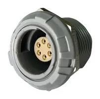 CIRCULAR CONN, RCPT, 6POS, TH MCP-P1SRG06PGG