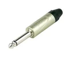 PHONE CONN, MONO, PLUG, 6.35MM, 2POS QM2P