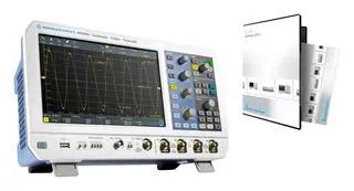 DSO, 4 CHANNEL, 1GHZ, 80MPTS, 5GSPS RTM3K-104+RTM-PK1+OPTION R&S WE2 EX DEMO