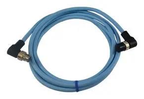 CABLE ASSY, 4P, M12 R/A PLUG-PLUG, 1M XS5W-T422-CM2-K