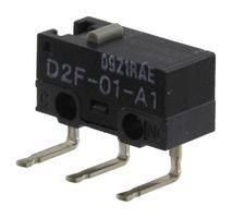 MICROSWITCH, SPDT, 0.1A, 30V, 150GF D2F-01-A1