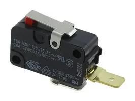 MICROSWITCH, SPST-NO, 16A, 250V, 0.34N D3V-163-3C4