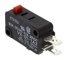 MICROSWITCH, SPDT, 0.1A, 30V, 25GF VX-01-1A2