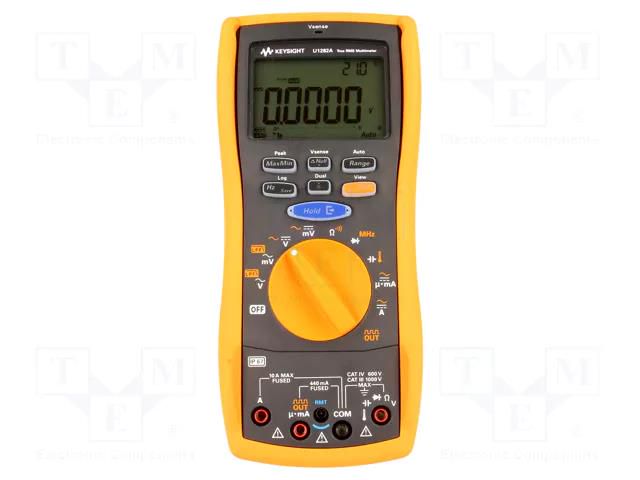 Digital multimeter; LCD; 5 digits (60000); True RMS AC+DC; IP67 KEYSIGHT U1282A