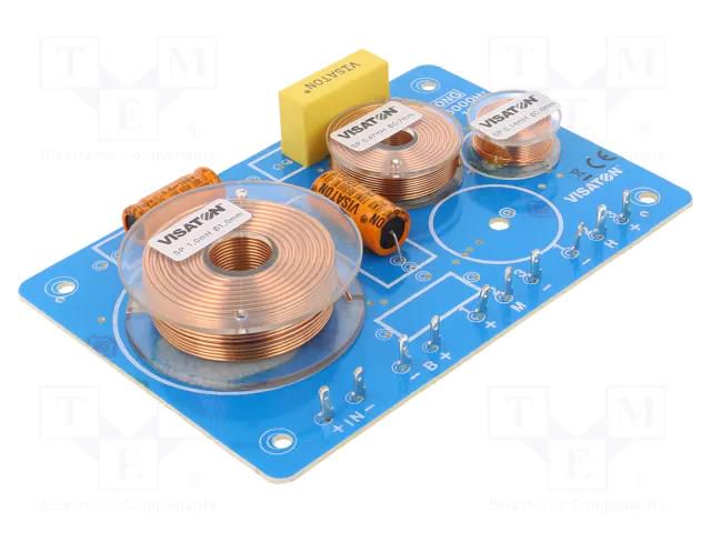 Filter: audio crossover; 8Ω; Pmax: 160W; 1600/6000Hz; 16dB/oct VISATON HW-3/80-NG-8R-VS