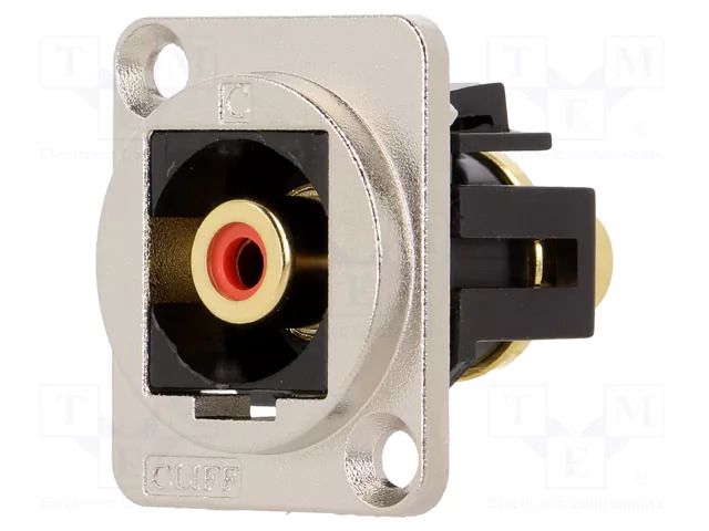 Coupler; RCA socket,both sides; FT; XLR standard; 19x24mm CLIFF CP30230M