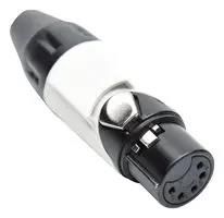 CONN, XLR AUDIO, PLUG, 5POS, CABLE AX5FB9M-AU