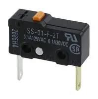 MICROSWITCH, SPST-NC, 0.1A, 30VDC, 0.49N SS-01-F2T