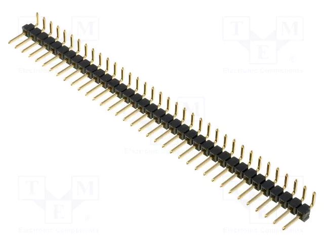 Connector: pin strips; pin header; male; PIN: 36; THT; SL 3; 2.54mm FISCHER ELEKTRONIK SL3.025.36G