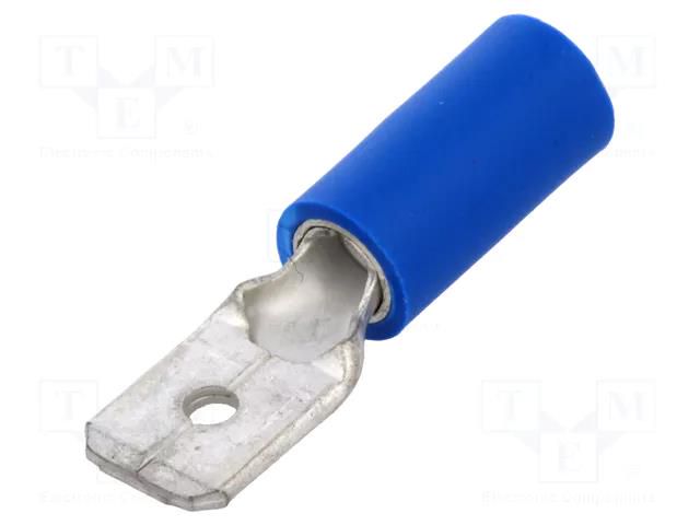Terminal: flat; 6.3mm; 0.8mm; male; 1÷2.5mm2; crimped; for cable JST VDADM2-250