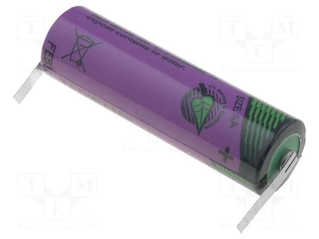 Battery: lithium (LTC); 14505; 3.6V; 2400mAh; non-rechargeable TADIRAN SL-860T