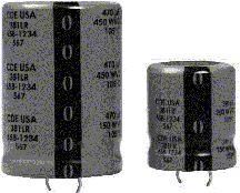 ALUMINUM ELECTROLYTIC CAPACITOR, 470UF, 200V 381LR471M200J022