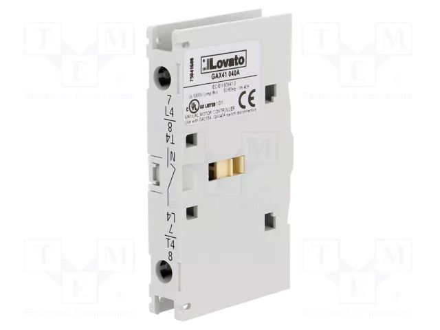 Fourth pole; side; 40A; GA LOVATO ELECTRIC GAX41040A