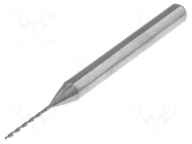 Drill bit; Ø: 0.55mm; L: 38.2mm; PCB; 1/8" (3,175mm) KEMMER PRAEZISION SM32-0.55