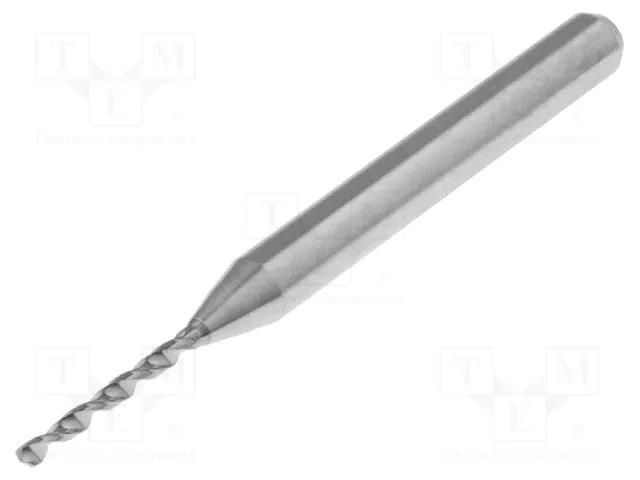 Drill bit; Ø: 1.05mm; L: 38.2mm; PCB; 1/8" (3,175mm) KEMMER PRAEZISION SM32-1.05