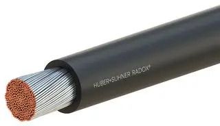 HOOK UP WIRE, 0.5MM2, POLYOLEFIN, 100M RXL 125 0.5MM2 BK