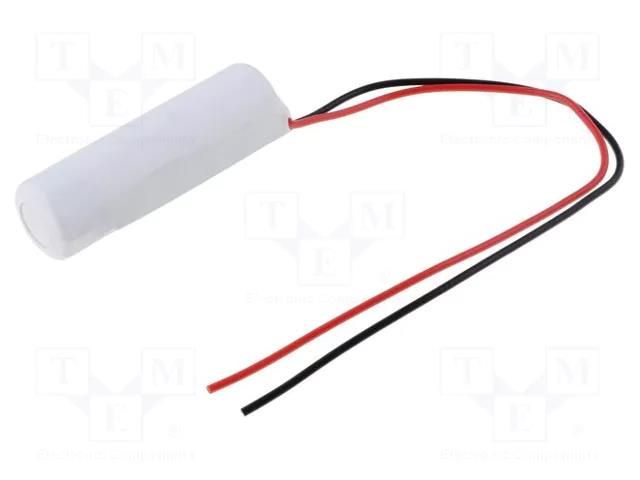 Battery: lithium; 14500; 3.6V; 2600mAh; non-rechargeable; cables SAFT SAFT-LS14500PR