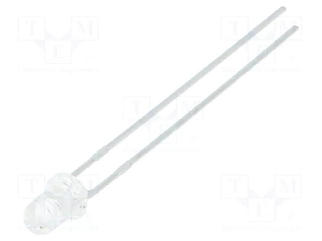 IR transmitter; 3mm; 940nm; transparent; 1.383÷7.67mW; 20°; THT LITEON LTE-4206