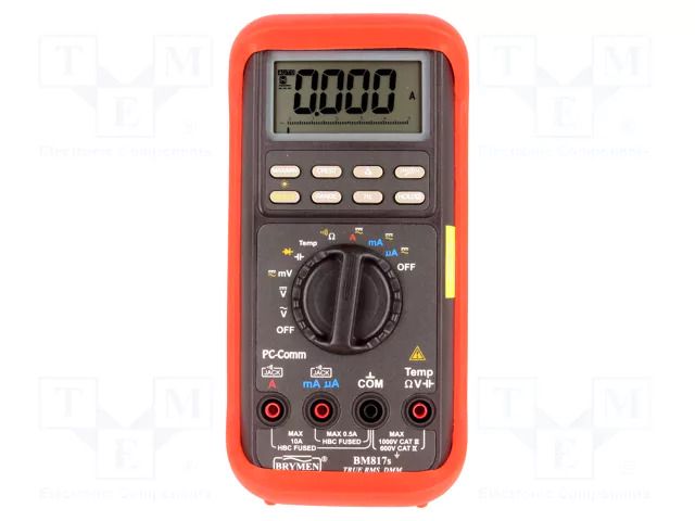 Digital multimeter; RS232; LCD; (5000); Bargraph: 52segm.60x/s BRYMEN BM817S