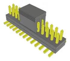 STACKING CONN, HDR, 26POS, 2ROW, 1.27MM FW-13-03-G-D-085-100-P-FR