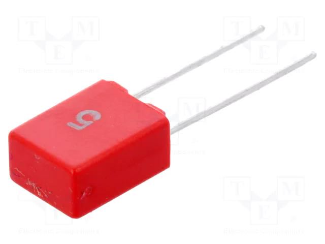 Capacitor: polyester; 100nF; 160VAC; 250VDC; 5mm; ±5%; -55÷100°C WIMA MKS2-100N/250-5%