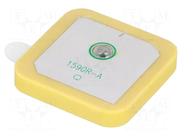 Antenna; GNSS,GPS; RHCP; 50Ω; 25x25x4mm; ceramics; -40÷105°C SR PASSIVES ANT1590-2540A