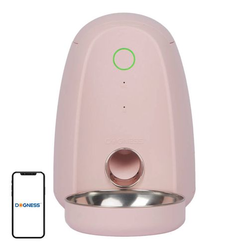 Smart food dispenser with plastic bowl WIFI mini Dogness (pink)), Dogness F05 Pink