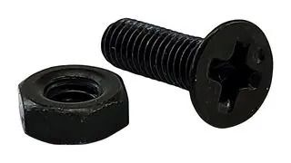 MACHINE SCREW, M3X10MM, STEEL, FLAT HEAD IO-M3X10/M3HN-B-100