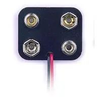 2 X 9V Battery Holder with 6" Lead 26AWG Wire BH139