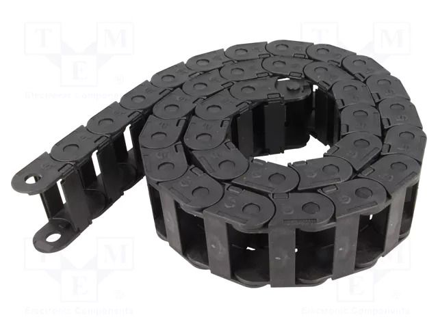 Cable chain; LIGHT; Bend.rad: 45mm; L: 986mm; Int.height: 17mm BREVETTI SR250LI035045