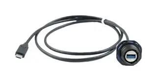 USB CABLE, 3.0 C PLUG-A RCPT, 300MM 32241G-030