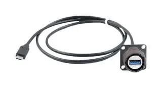 USB CABLE, 3.0 C PLUG-A RCPT, 300MM 32242ZN-030