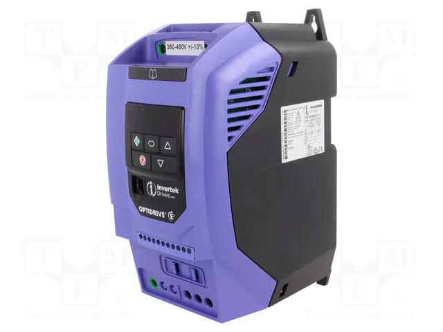 Vector inverter; 1.5kW; 3x400VAC; 3x380÷480VAC; 0÷10V; IN: 4; 4.1A INVERTEK DRIVES ODE-3-240041-3F42