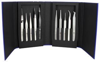 TWEEZER KIT, HP, 10PC, STAINLESS STEEL K10HP.IT